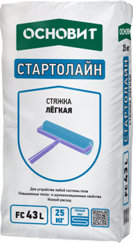 Наливной пол Стартолайн FC43 L ОСНОВИТ 25кг.